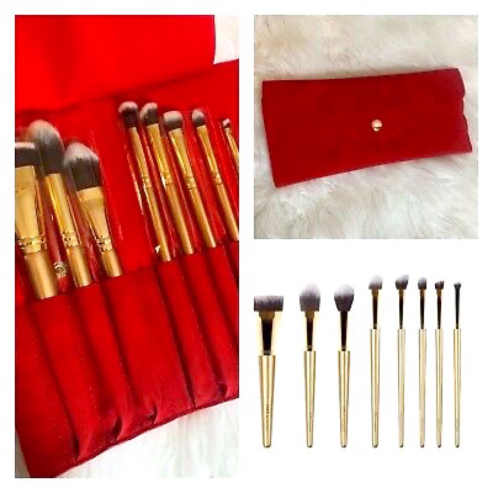 *NIB* LUXIE Glitter and Gold Brush Set